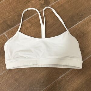 Lululemon Flow Y Women's White Sports Bra